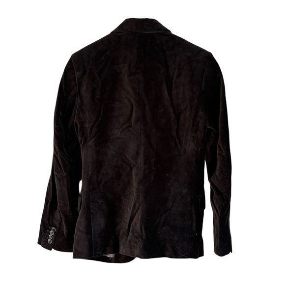 Goodfellow NWT Black Mens Size Small Velvet Soft Kenwood Blazer - Picture 7 of 7